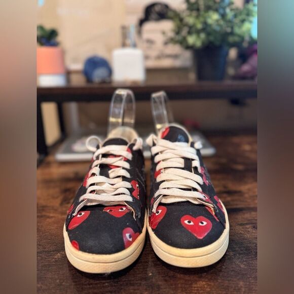 Converse‎ x Play Comme Des Garcons CDG Pro Low Hearts size 6.5 w/5m - Picture 3 of 11